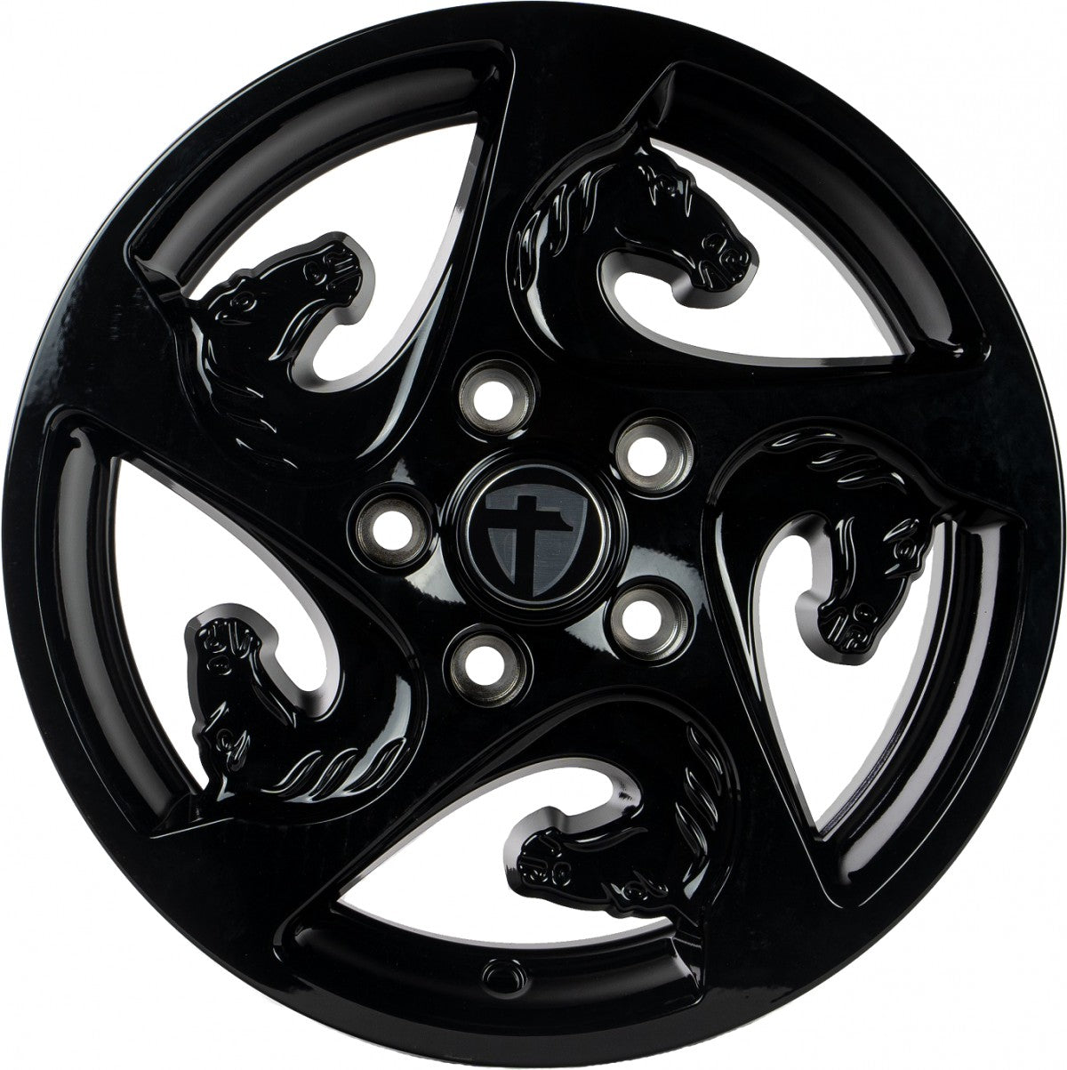 Tomason TR-Horse black painted 6x15 ET30 - LK5/112 ML66.5
