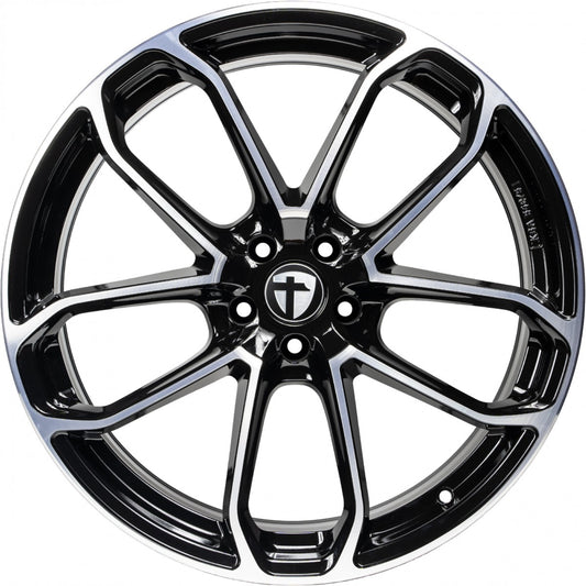 Tomason AR2 black polished 9.5x21 ET19 - LK5/112 ML66.6