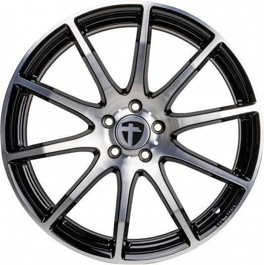 Tomason TN1 Flow black polished Alufelge 9x19 Zoll ET45 LK 5x112 ML66.6