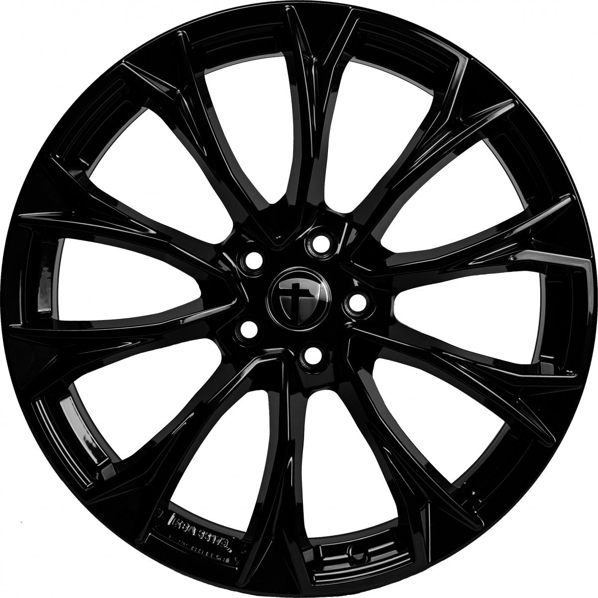 Tomason AR3 black painted 8.5x20 ET43 - LK5/112 ML66.6
