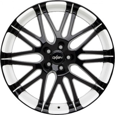 Oxigin 14 Oxrock black foil white 7.5x17 ET35 - LK5/112 ML72.6