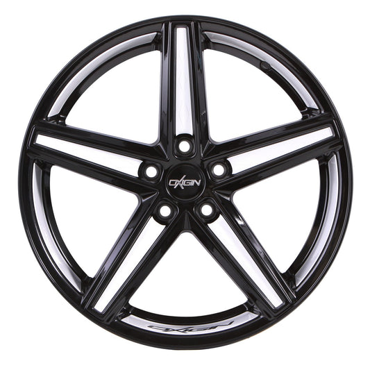 Oxigin 18 Concave black foil white 9x20 ET45 - LK5/112 ML66.6