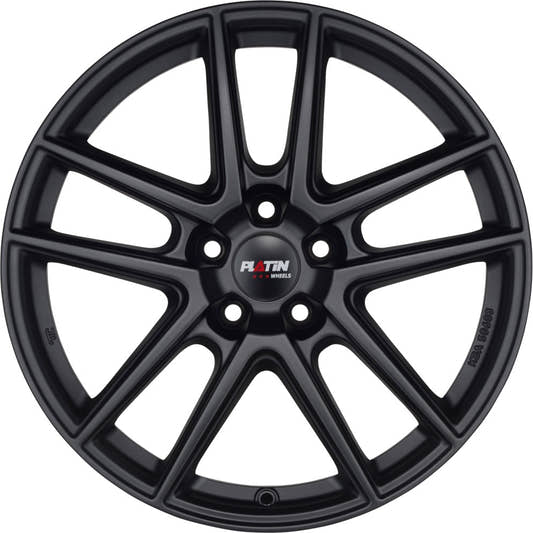 Platin P73 racing-schwarz Alufelge 6.5x16 Zoll ET38 LK 5x112 ML70.1 – Bild 2