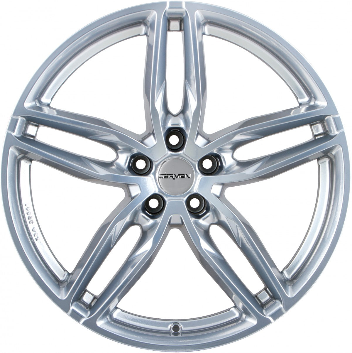 Carmani 13 Twinmax bright silver 8x18 ET35 - LK5/112 ML66.6