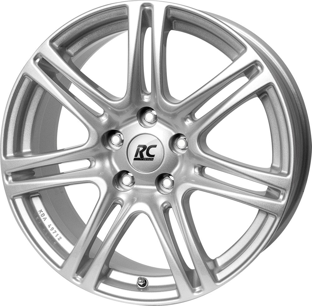 Brock / RC RC28 Kristallsilber (KS) Alufelge 7.5x17 Zoll ET35 LK 5x114.3 ML72.6 – Bild 4