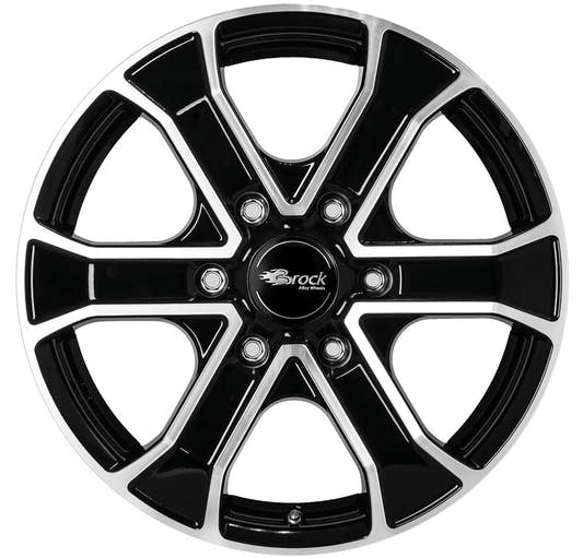 RC-Design RC31 schwarz front-poliert 7x17 ET30 - LK6/114.3 ML66.1