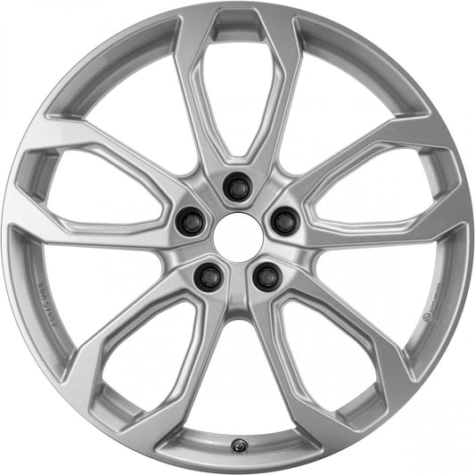 RC-Design RE1 kristallsilber 6.5x20 ET33 - LK5/114.3 ML66.1