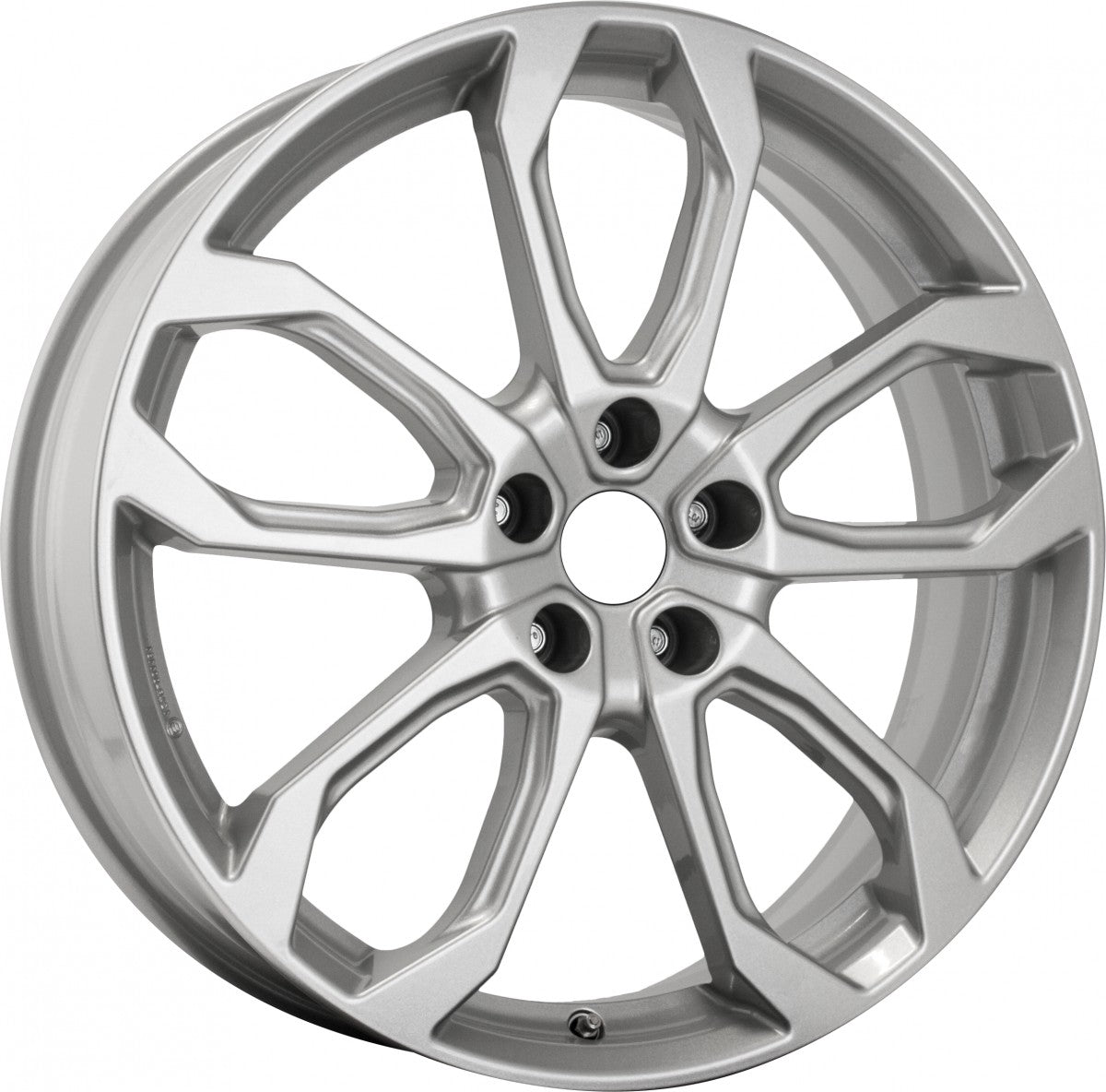 RC-Design RE1 kristallsilber 6.5x20 ET33 - LK5/114.3 ML66.1