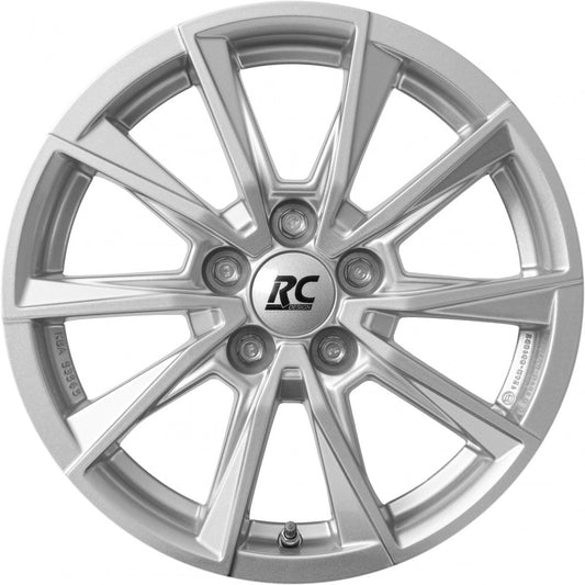 RC-Design TDG3 kristallsilber lackiert 6x15 ET45 - LK5/100 ML54.1
