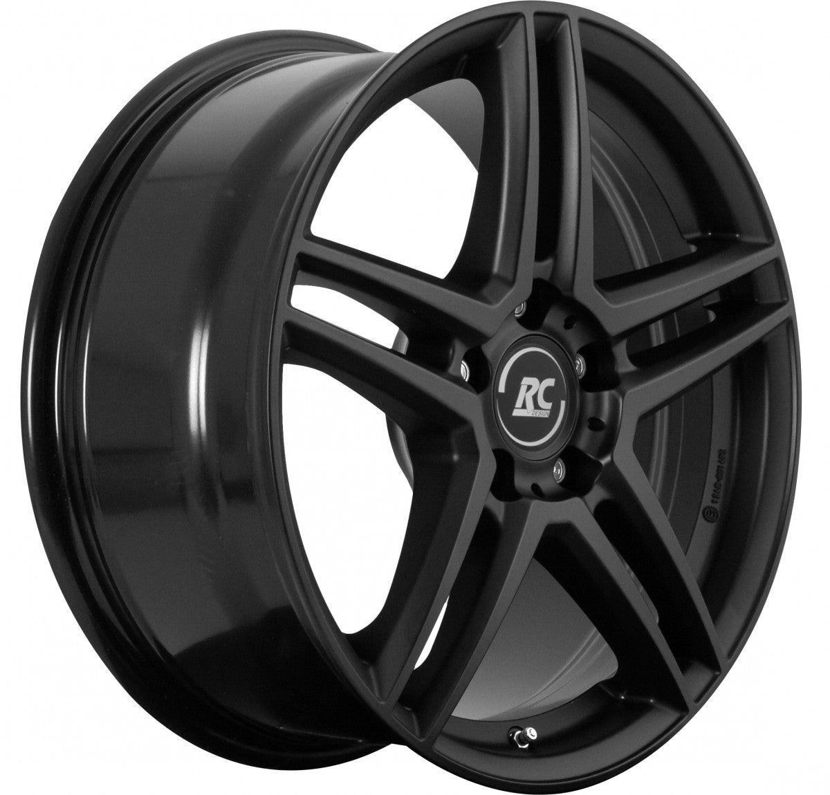RC-Design RCD17 satin-black lackiert 7x17 ET44 - LK5/112 ML66.6