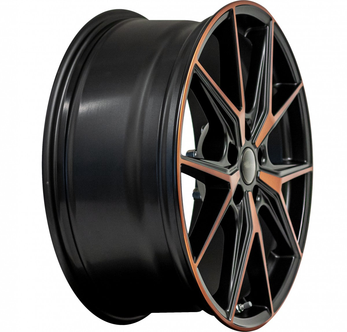 Brock B40 black-orange matt-lackiert 8x19 ET50 - LK5/112 ML57.1