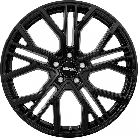 Brock B41 schwarz lackiert 11x21 ET49 - LK5/130 ML71.6