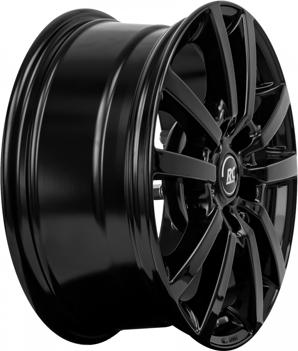 RC-Design RC25T schwarz lackiert Alufelge 7x17 Zoll ET46 LK 5x108 ML65.1 – Bild 8