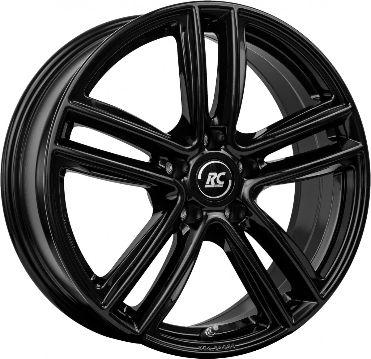 RC-Design RC27 schwarz lackiert 7.5x17 ET54 - LK5/112 ML66.7