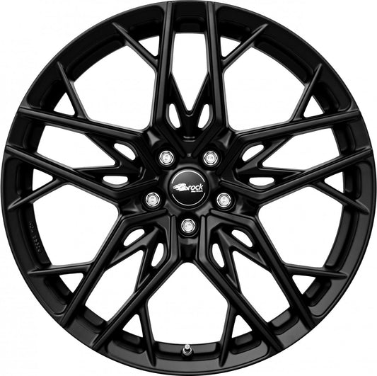 Brock B44 satin-black matt-lackiert 8.5x19 ET42 - LK5/108 ML63.4