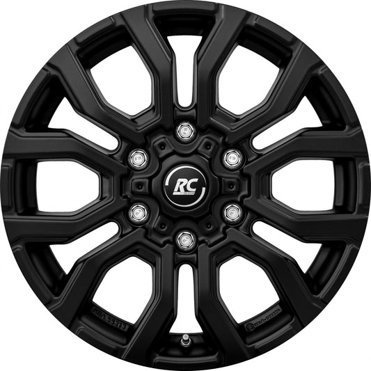 RC-Design RC35 satin-black matt-lackiert 6.5x17 ET50 - LK6/120 ML74.6