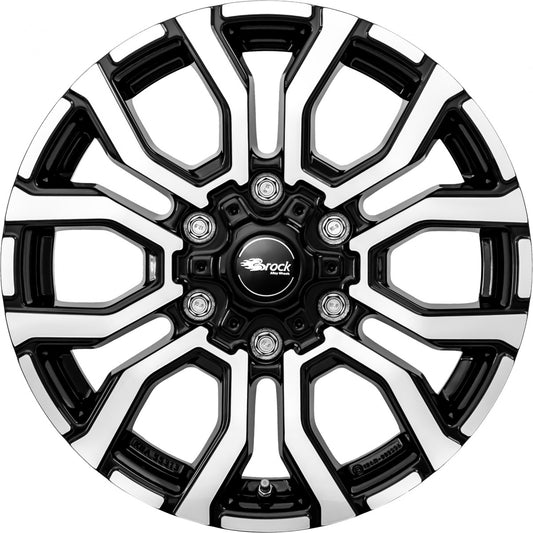 RC-Design RC35 schwarz front-poliert 6.5x17 ET54 - LK6/130 ML84.1