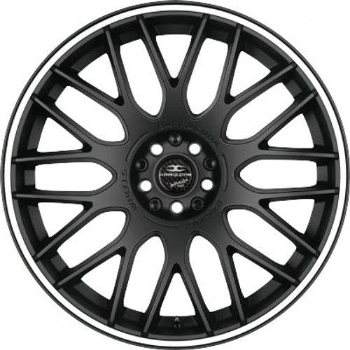 Barracuda Karizzma mattblack PureSports / Color Trim weiss Alufelge 8x18 Zoll ET38 LK 4x100 ML73.1 – Bild 2