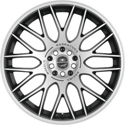 Barracuda Karizzma mattblack-polished 8x18 ET40 - LK5/108 ML73.1