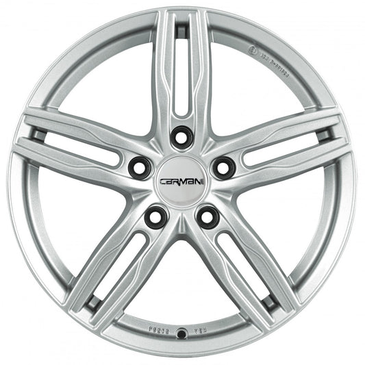 Carmani 14 Paul kristallsilber 6.5x16 ET46 - LK5/112 ML57.1