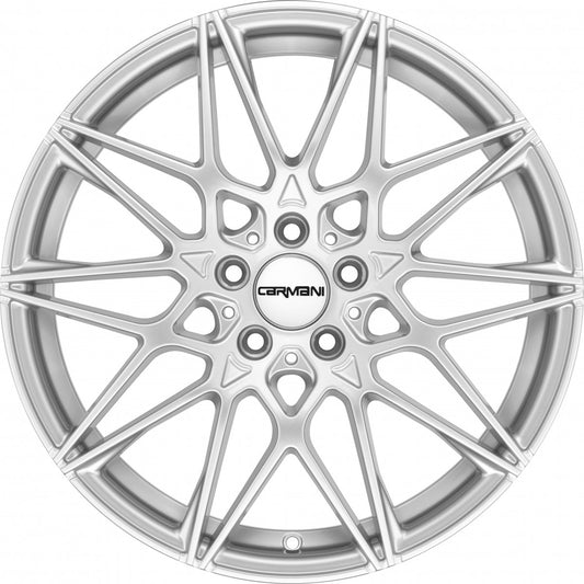 Carmani 18 Knut white silver 8x19 ET27 - LK5/112 ML66.7