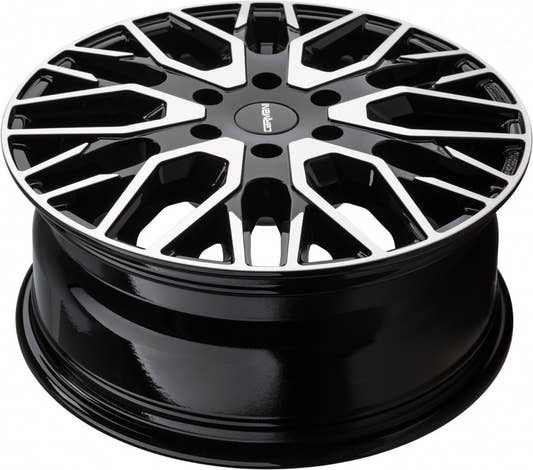 Carmani 20 Ludwig HL black polish 7.5x19 ET47 - LK6/130 ML84.1
