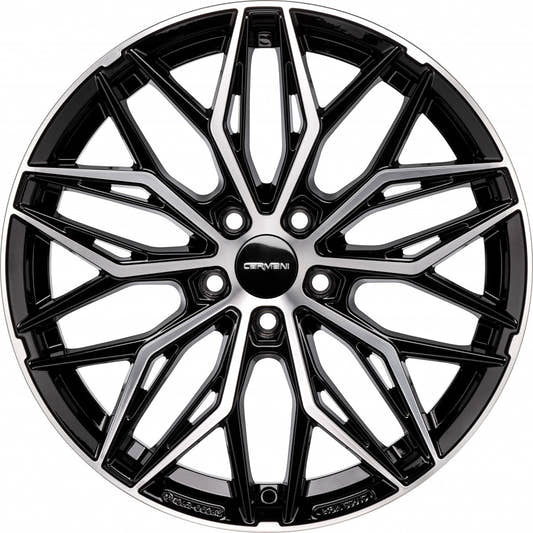 Carmani 26 Max black polish Alufelge 8x18 Zoll ET45 LK 5x112 ML66.6