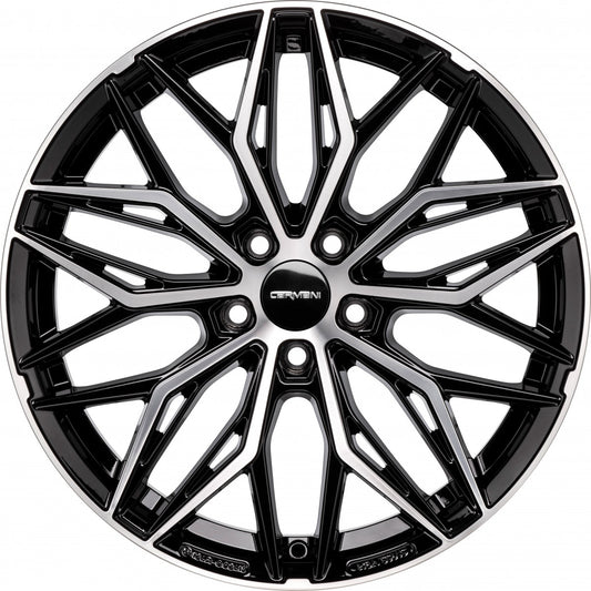Carmani 26 Max black polish 7.5x19 ET45 - LK5/108 ML72.6
