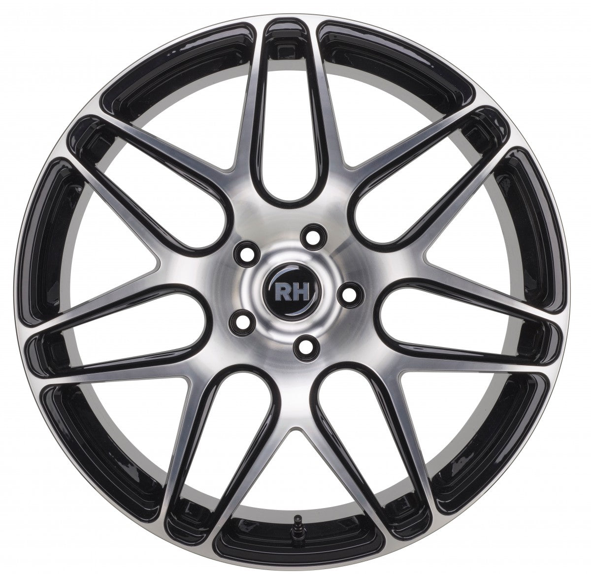 RH Alurad RB11 schwarz voll poliert 12x20 ET50 - LK5/112 ML72.6