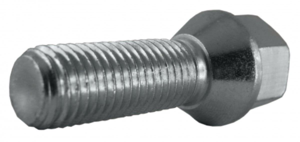 Jania Radschraube Kegelbund 60° M12x1,5x35 SW17 silber 20 Stk.
