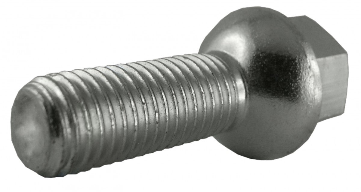 Jania Radschraube Kugelbund R12 M12x1,5x28 SW17 silber 20 Stk.