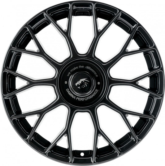 Damina Performance DM10 black - Inlay black 8.5x19 ET45 - LK5/112 ML72.6