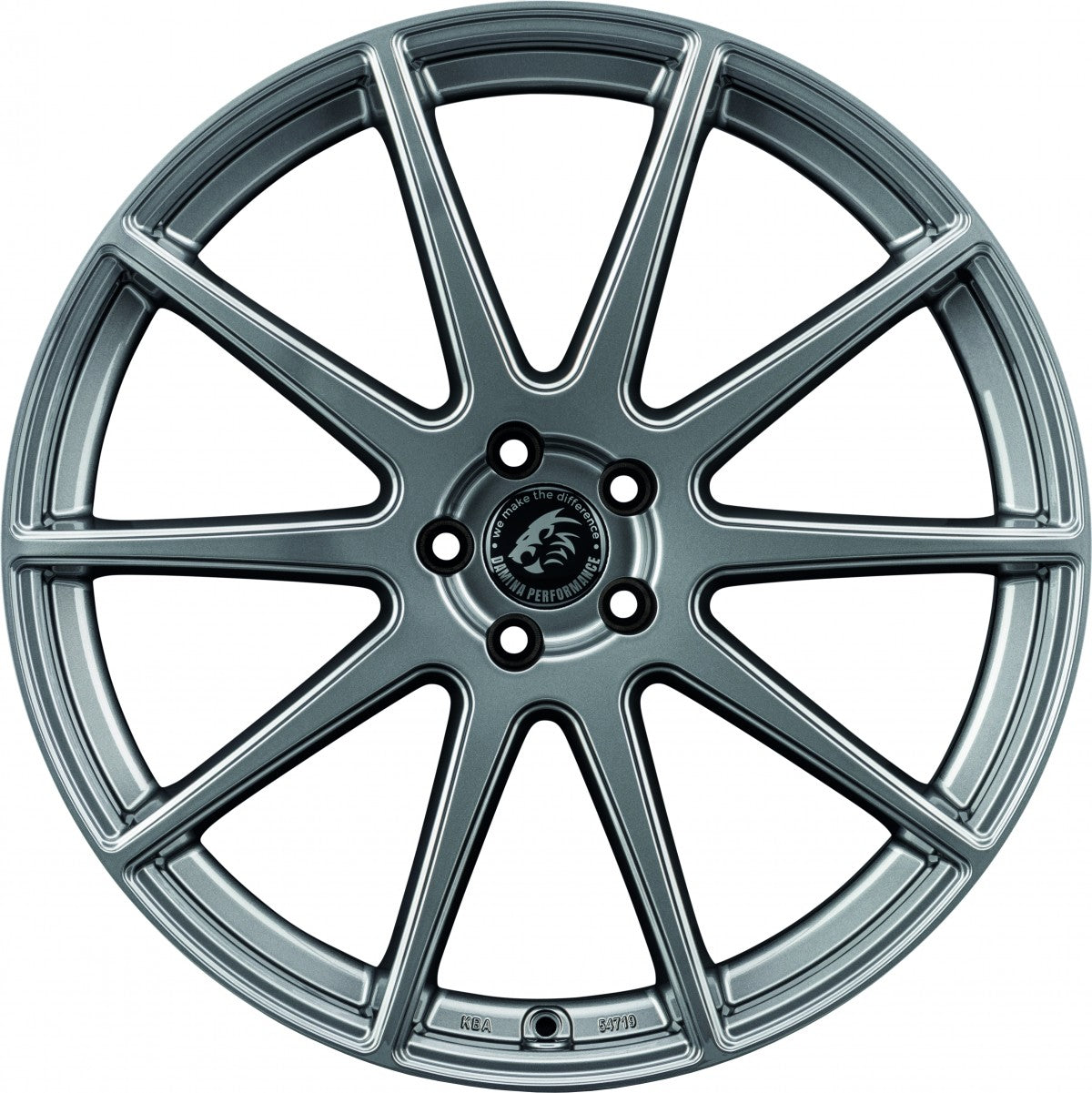 Damina Performance DM19 anthrazit 10x22 ET45 - LK5/130 ML71.5