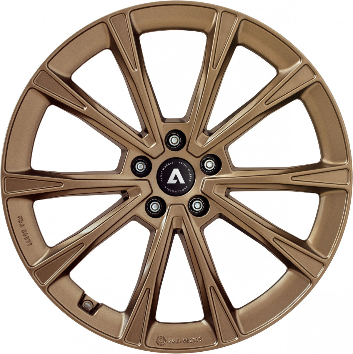 Akoni AK01 bronze matt 9.5x19 ET45 - LK5/114.3 ML64.1