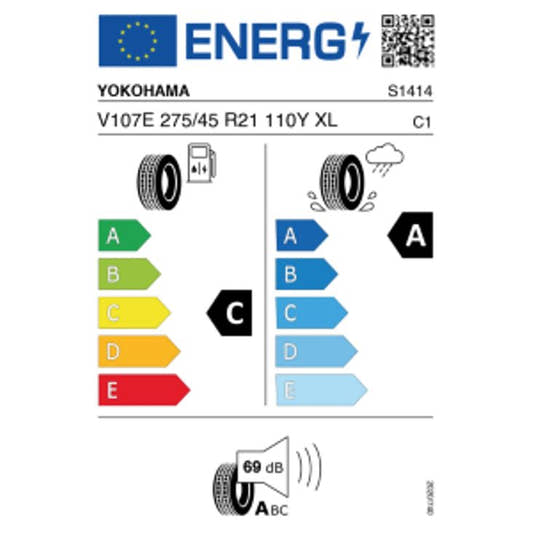 Yokohama Advan Sport (V107) XL 275/45 R21 110Y – Bild 2