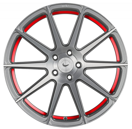 Barracuda Project 2.0 silver brushed / Undercut Color Trim rot Alufelge 10.5x22 Zoll ET19 LK 5x112 ML73.1 – Bild 2