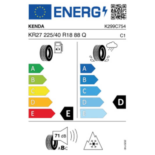 Kenda KR27 Icetec 225/40 R18 88Q – Bild 2