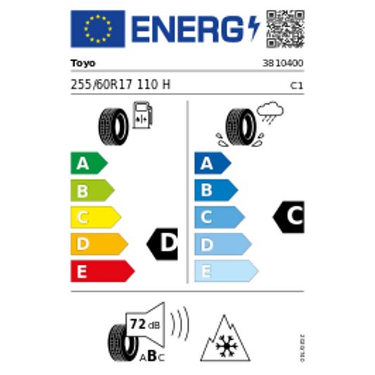 Toyo Snowprox S 954 SUV 3PMSF XL 255/60 R17 110H – Bild 2
