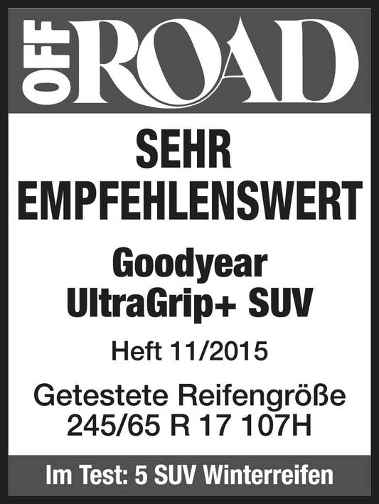 Goodyear Ultra Grip + SUV 3PMSF 255/60 R17 106H – Bild 2