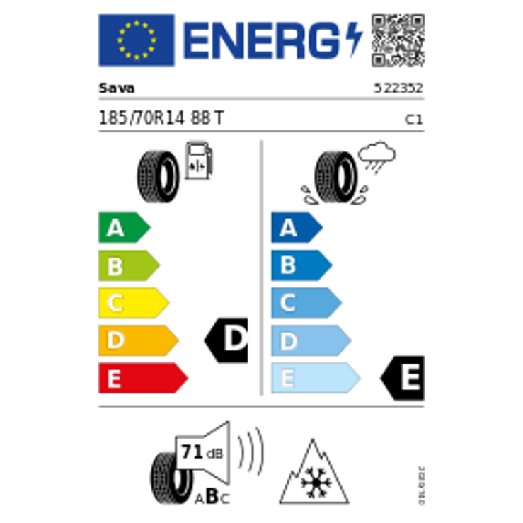 Sava Adapto 185/70 R14 88T – Bild 3