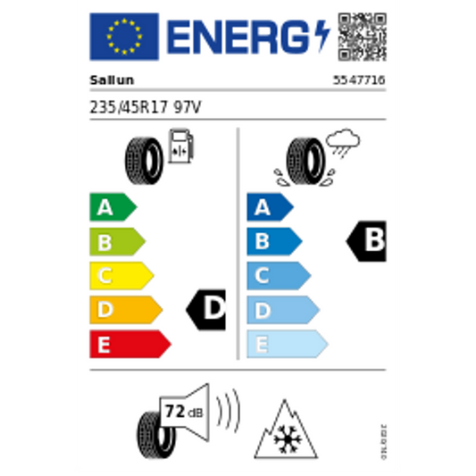 Sailun Ice Blazer Alpine Evo1 3PMSF DOT23 XL 235/45 R17 97V DOT DOT23 – Bild 2