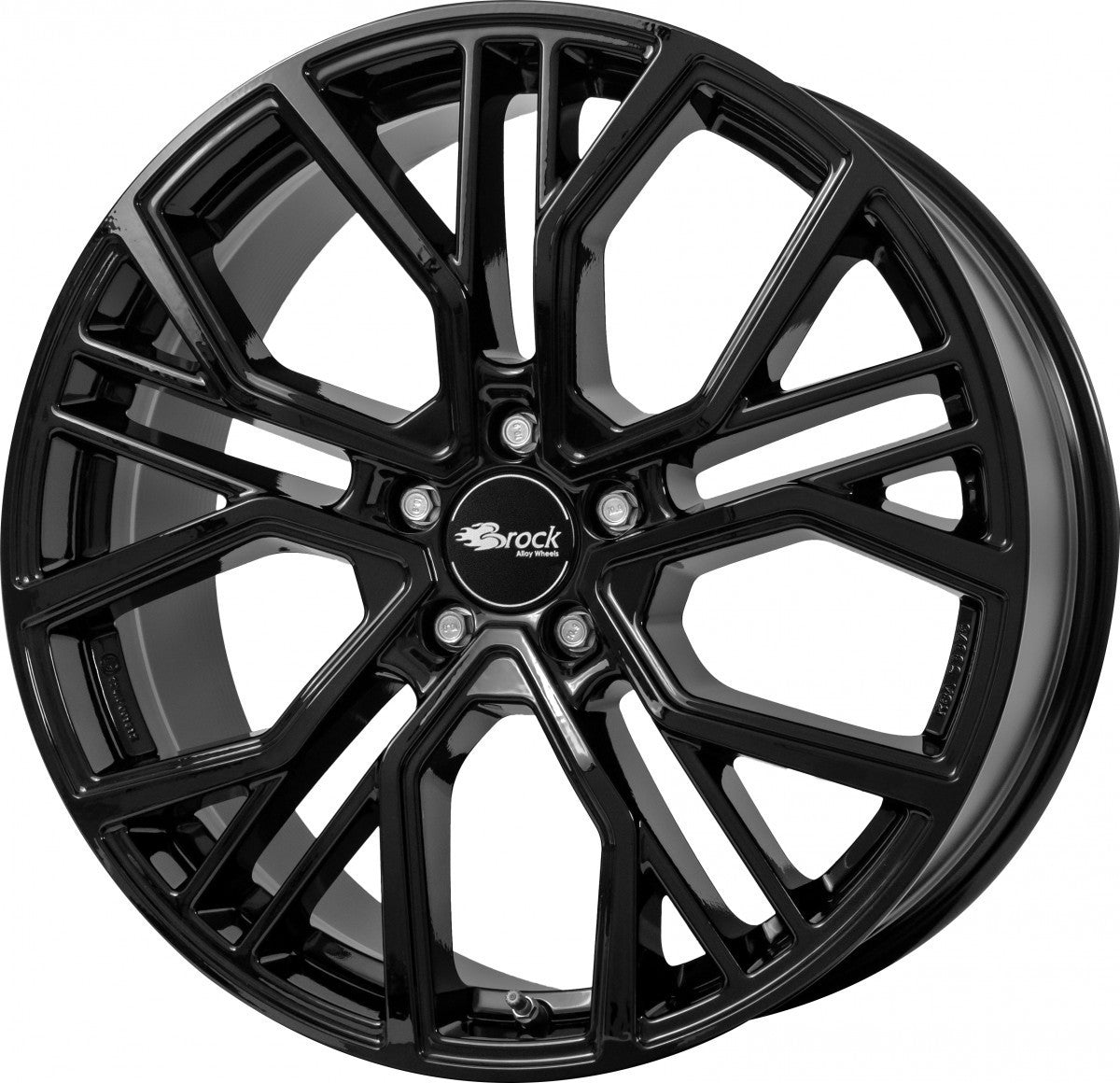 Brock B41 schwarz lackiert - DEMO1 Alufelge 11x21 Zoll ET48 LK 5x112 ML66.6