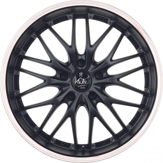 Barracuda Voltec T6 mattblack PureSports / Color Trim weiss Alufelge 8x19 Zoll ET40 LK 5x114.3 ML73.1 – Bild 2