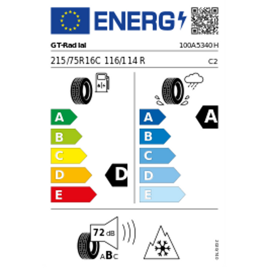 GT-Radial Maxmiler WT3 EV Ready Elect M+S 3PMSF 215/75R16C 116/114R – Bild 2