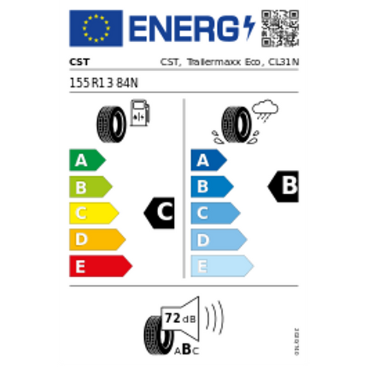 CST CL31N Trailermaxx Eco 155 R13 84N – Bild 2