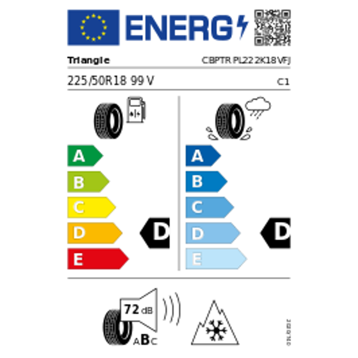 Triangle Snowlink PL02 XL 3PMSF MFS 225/50 R18 99V – Bild 4