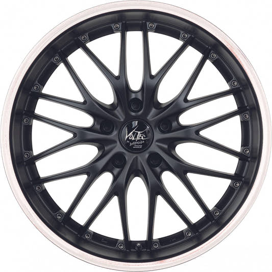 Barracuda Voltec T6 mattblack PureSports / Color Trim weiss Alufelge 8x17 Zoll ET40 LK 5x112 ML73.1 – Bild 2
