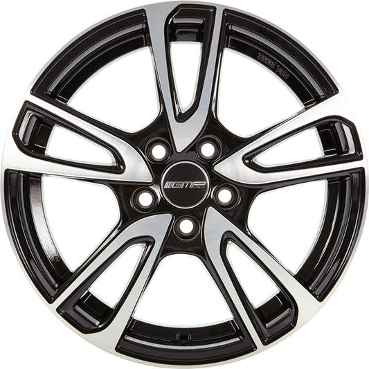 GMP Astral black polished Alufelge 8x18 Zoll ET45 LK 5x108 ML73.1