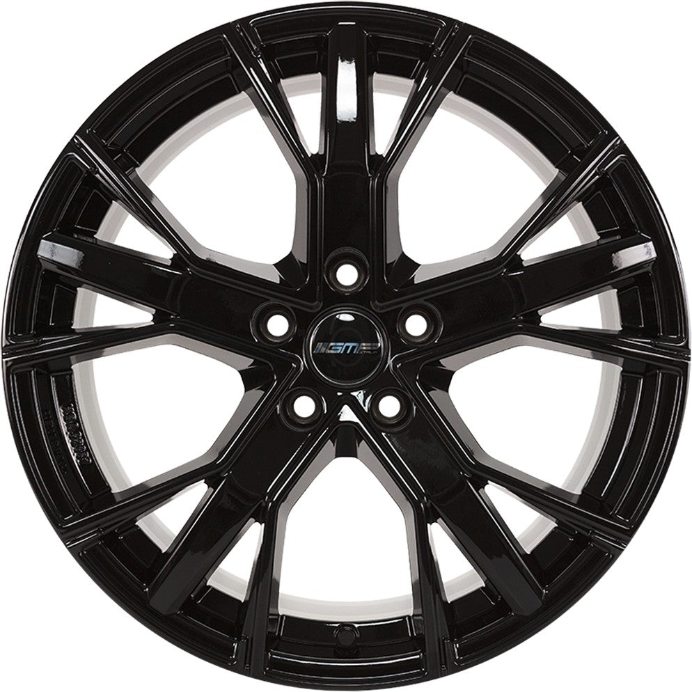 GMP Gunner glossy black 10x21 ET45 - LK5/130 ML71.6