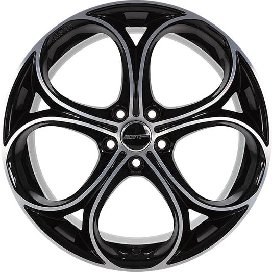 GMP Drake black diamond Alufelge 8x18 Zoll ET33 LK 5x110 ML65.1